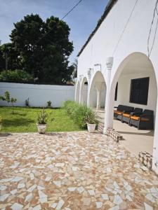 Κήπος έξω από το Galan Residence