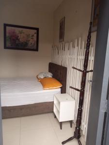 Voodi või voodid majutusasutuse Apartamento bem localizado toas