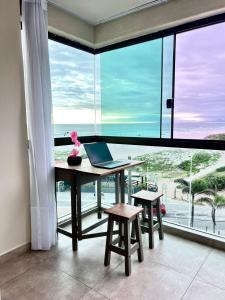 Μπαλκόνι ή βεράντα στο LOFT VISTA MAR - Orla da Praia Grande