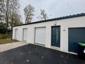 Bygningen som feriehuset ligger i