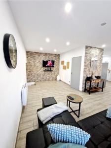 Χώρος καθιστικού στο GuestHouse dos Limites