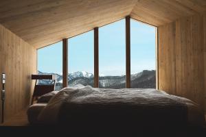 Ένα ή περισσότερα κρεβάτια σε δωμάτιο στο Earthboat Minakami Hodaigi