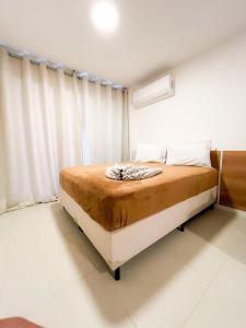 Ένα ή περισσότερα κρεβάτια σε δωμάτιο στο Skylux 1610 Hideout Stay Rio de janeiro