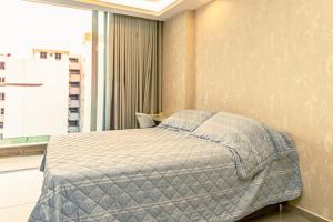 Postel nebo postele na pokoji v ubytování NUEVO!! loft de LUJO en El Rodadero a pasos de la playa