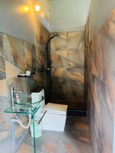 Koupelna v ubytování Inti Yaykuna Resort