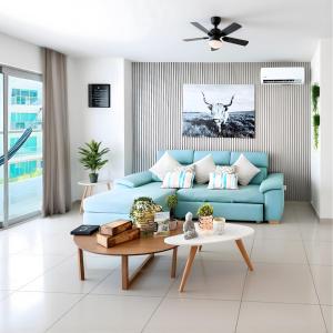 Posezení v ubytování Apartamento Morros Ultra - Cama King - Wifi 500Mbps