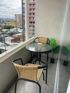Balkón nebo terasa v ubytování Apart Liucura Edificio Belmonte Temuco