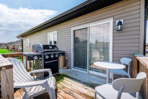 Gril dostupný pro hosty v prázdninového domu