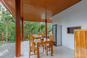 Balkón nebo terasa v ubytování Memela Bungalow