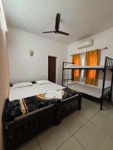 Postel nebo postele na pokoji v ubytování Nest