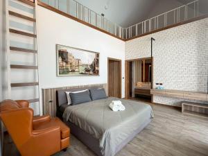 Postel nebo postele na pokoji v ubytování Baan Wang Tan 3 Luxury Pool Villa, Chiang Mai + 34 fotografií