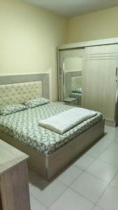 Postel nebo postele na pokoji v ubytování résidence casa meublé