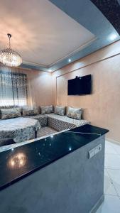 TV a/nebo společenská místnost v ubytování appartement calme dt4