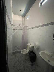 Koupelna v ubytování Hotel Orquídea