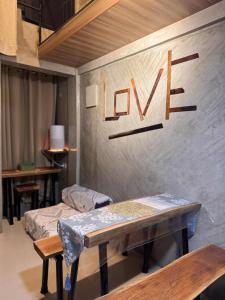 Posezení v ubytování Maru Vibe lofthouse Elyu