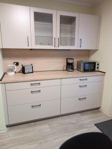 Η κουζίνα ή μικρή κουζίνα στο Gästehaus Atrico Haus 49