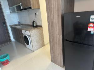 Kuchyň nebo kuchyňský kout v ubytování Forest City Homestay 寓米民宿