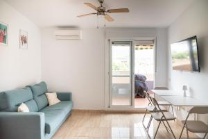 Posezení v ubytování A & G Sabinillas