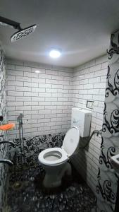 Koupelna v ubytování Shlok homestay