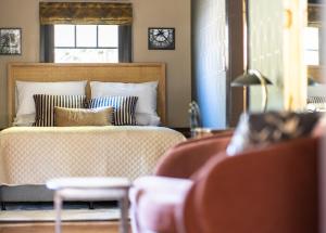 Χώρος καθιστικού στο Wilson's Guest House