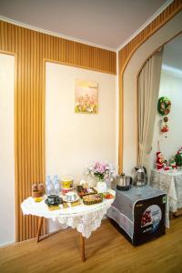 Φαγητό σε αυτή η παραθεριστική κατοικία ή κάπου εκεί κοντά