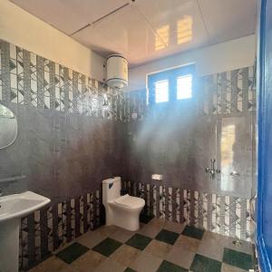 Et badeværelse på Blue Boheme private cottage landing site