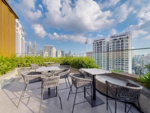 Μπαλκόνι ή βεράντα στο Majestic Residence Infinity Pool with KLCC View