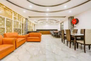 Χώρος καθιστικού στο Hotel AD Residency