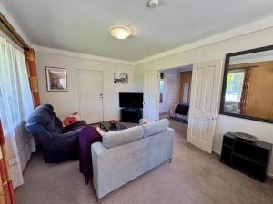 Μια τηλεόραση ή/και κέντρο ψυχαγωγίας στο Comfortable & private flat - 7-min drive to Wanaka