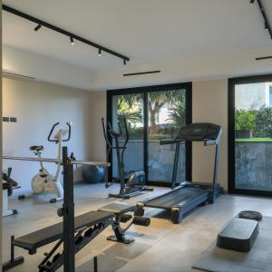 Fitnesscentret og/eller fitnessfaciliteterne på Charming studio in an elegant residence in Catania