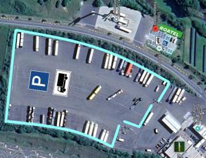 Letecký snímek ubytování Roatel Homberg Efze A7 my-roatel-com