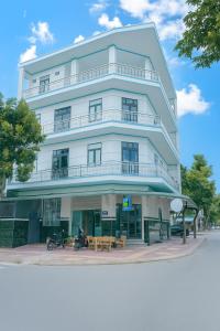 El edificio en el que está el hotel