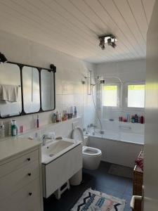 Koupelna v ubytování Fully Furnished Maison Villageoise 5mins from Nyon