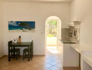 Η κουζίνα ή μικρή κουζίνα στο Agios Pavlos Studios