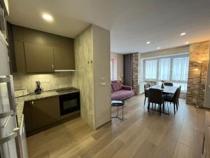 Kuchyň nebo kuchyňský kout v ubytování Immodelpas Pessons