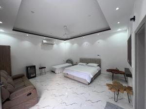 Postel nebo postele na pokoji v ubytování Wadi guest house