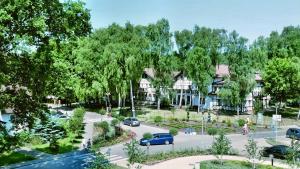 Κήπος έξω από το Apartament Kamyczek