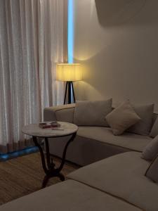 Χώρος καθιστικού στο Turiya Retreat