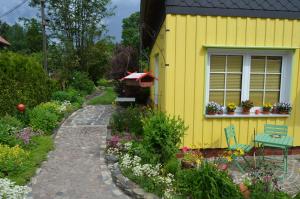 Zahrada ubytování Dorle