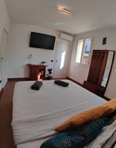 Postel nebo postele na pokoji v ubytování Chez Nous