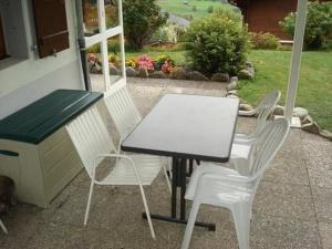 Κήπος έξω από το Chalet Bärli