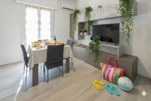 Μια τηλεόραση ή/και κέντρο ψυχαγωγίας στο Maddalena Holiday House