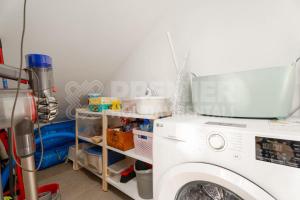 a laundry room with a washing machine in it at Apartment Ino in Protaras