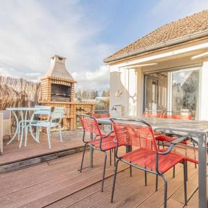 Balkón nebo terasa v ubytování Arhomeplus-hunic