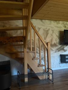 TV a/nebo společenská místnost v ubytování Domek rodzinny