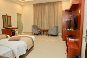 Ruang duduk di سماية للشقق الفندقية +59 gambar