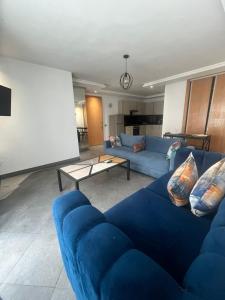 Χώρος καθιστικού στο Appart hôtel welcome