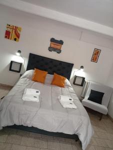 Giường trong phòng chung tại Balcón al Tajamar +19 ảnh