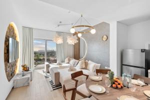 Istumisnurk majutusasutuses Luxury Waters Edge Residence Apartment