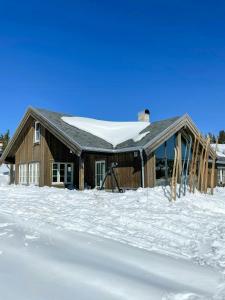 Family-Friendly Seter Cabin Near Makalaus Peak v zimě
